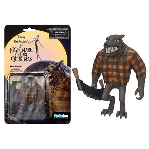 The Nightmare Before Christmas Wolfman ReAction 3 3/4-Inch Retro Action Figure